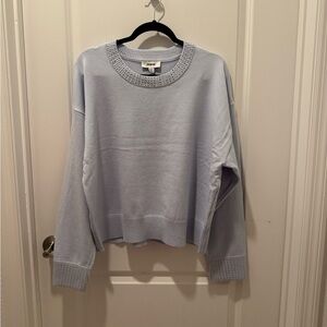Jason Wu Soft Blue Crew Neck Sweater XL